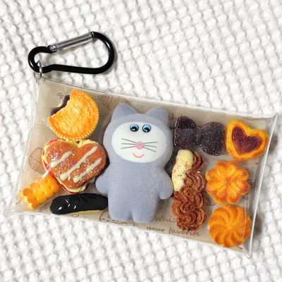 むにゅ ねずにゃお 焼き菓子のガチャ詰めポーチ