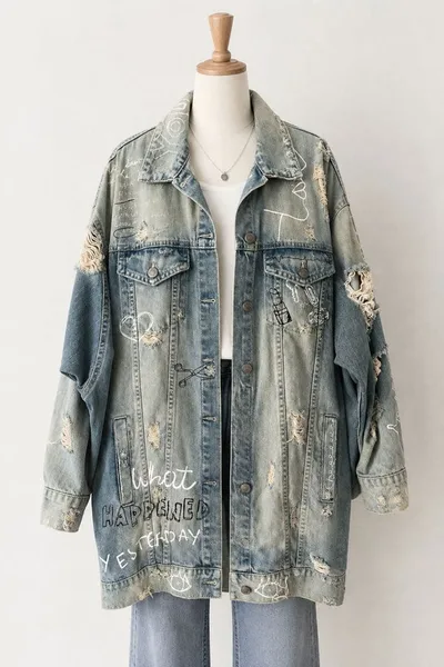 ZARA Trafaluc デニムジャケット ダメージ加工