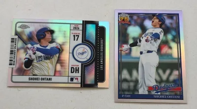 2枚セット リフラクター 大谷翔平 2026 Topps Chrome