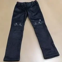アナスイミニ ネコパンツ 暖パン デニム 裏起毛 120
