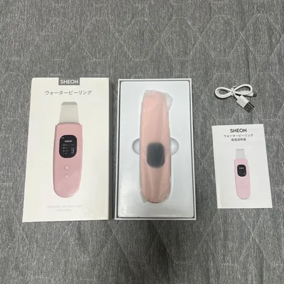 美品 SHEON ウォーターピーリング 美顔器 本体 ピンク