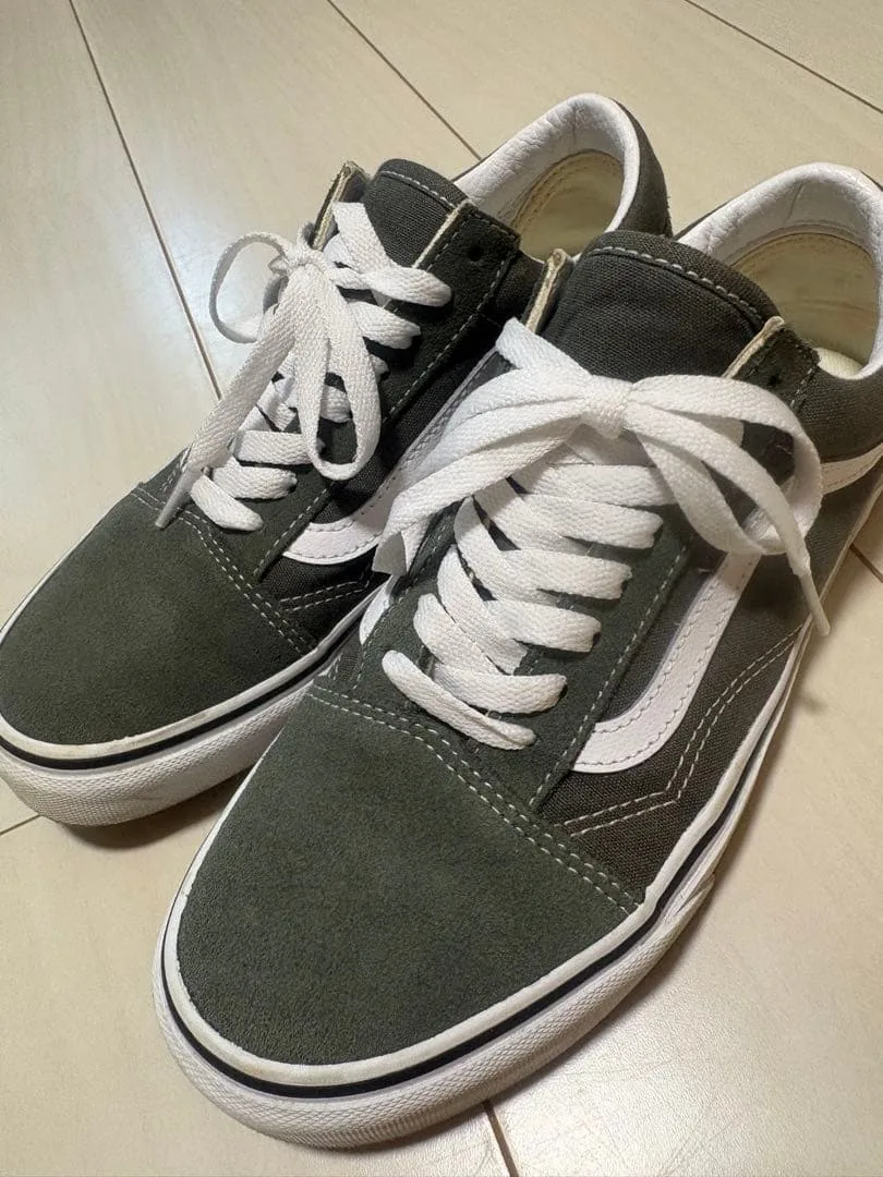 VANS オールドスクール カーキ スニーカー