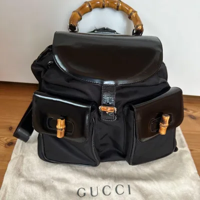 GUCCI バンブー リュック ブラック