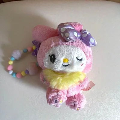 サンリオ マイメロ マイメロディ マスコット ぬいぐるみ ストラップ レトロ