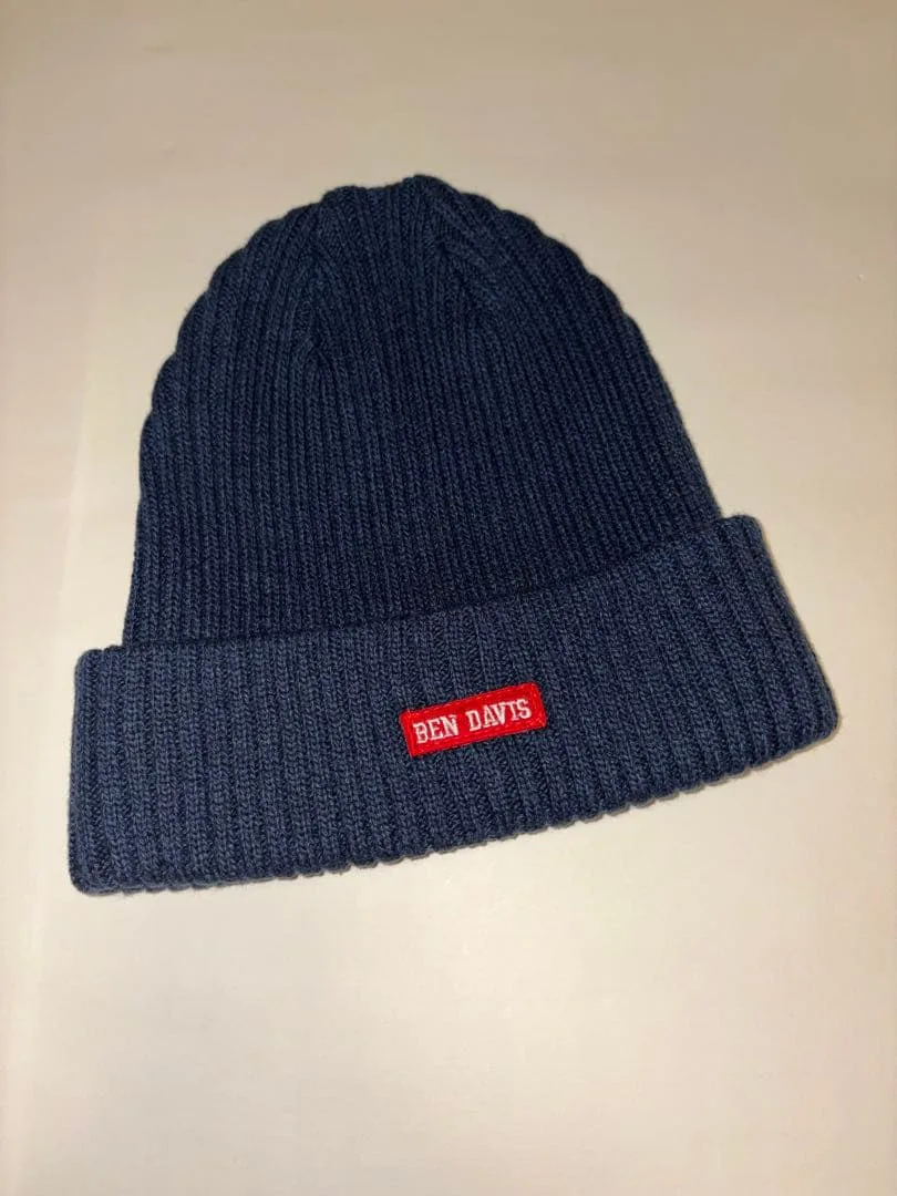 BEN DAVIS ニット帽 ビーニー ネイビー 紺