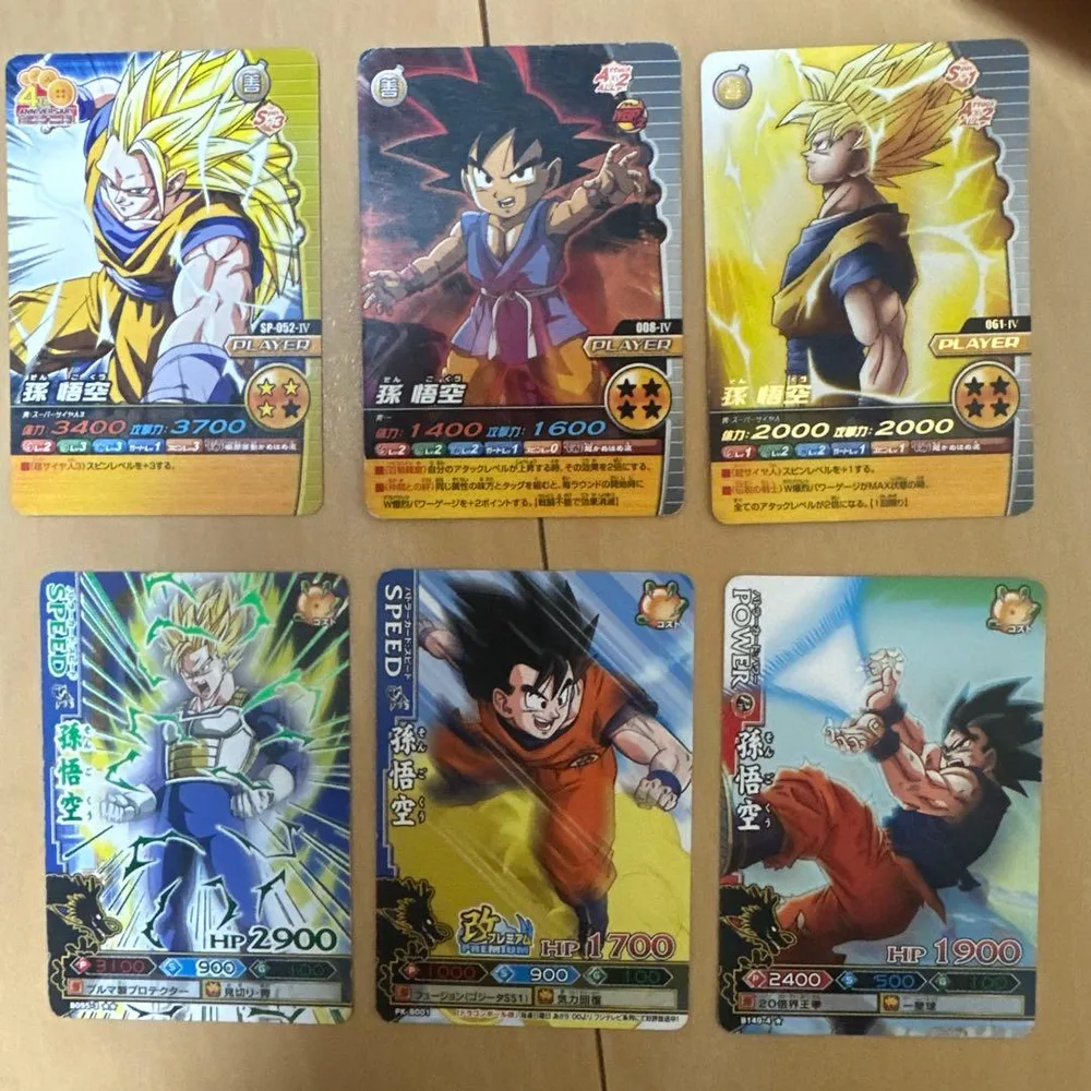 ドラゴンボール トレーディングカード孫悟飯 6枚セット