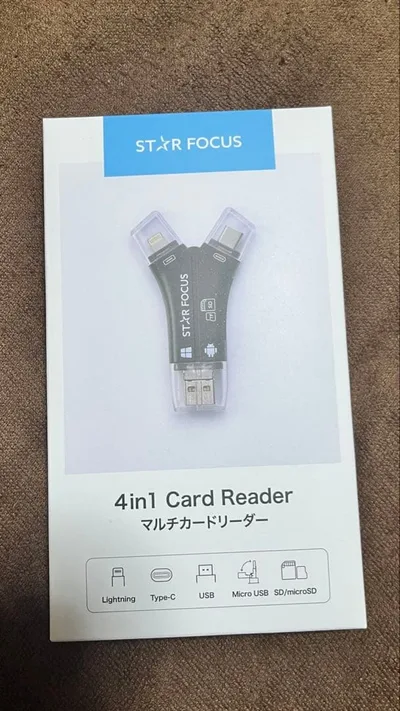 【未使用】STAR FOCUS 4in1 マルチカードリーダー