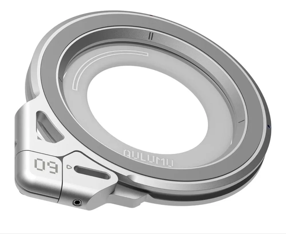 Aulumu G09 MagSafe スマホリング360°回転スタンド シルバー