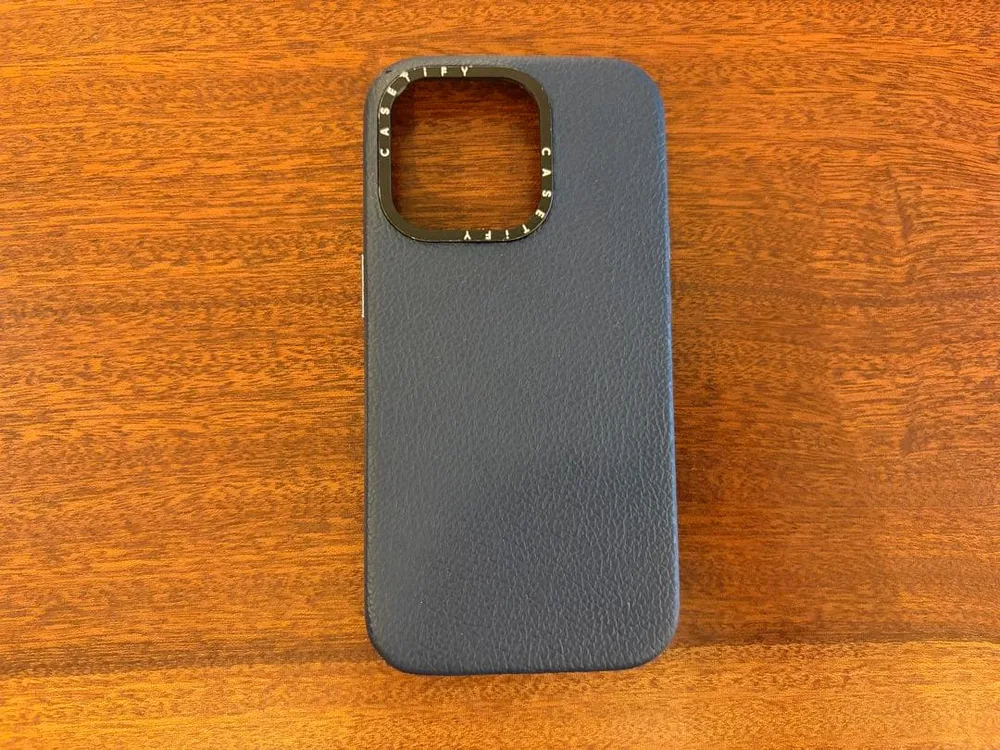 CASETiFY iPhone14 proケース ネイビー マグセーフ対応