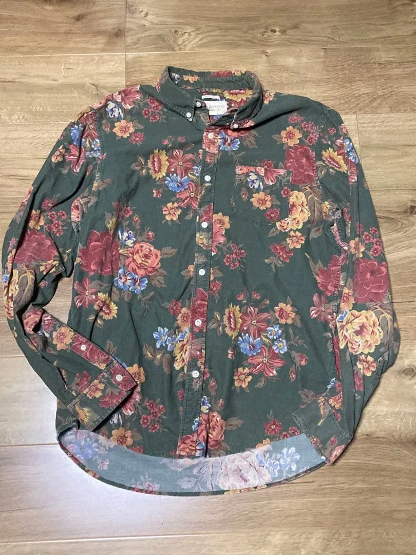 花柄ボタンダウン長袖シャツ polo ralph lauren