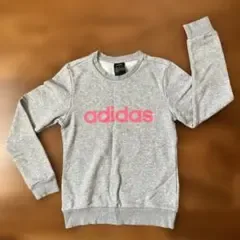 adidas キッズ トレーナー グレー 150サイズ