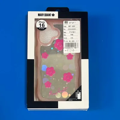 箱いたみ インナーシートすれあり マリークワント iPhone 16 ケース
