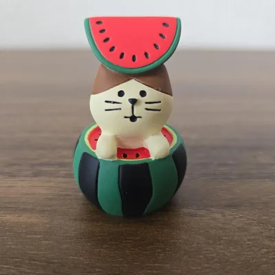 ☆コンコンブル すいかにゃんこ☆concombre 夏 猫☆