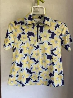 ランバン花柄Tシャツ