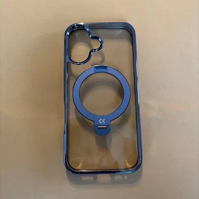 CASEKOO iPhone 17用ケース ブルー MagSafeリングスタンド
