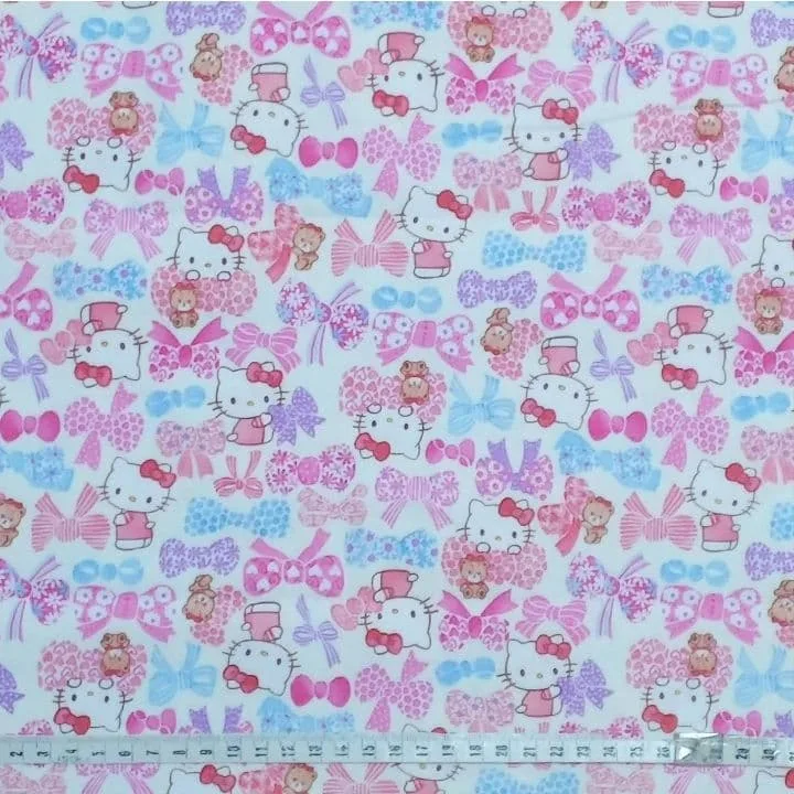 サンリオ キティちゃん ソノピエナ 30 生地 はぎれ リボン