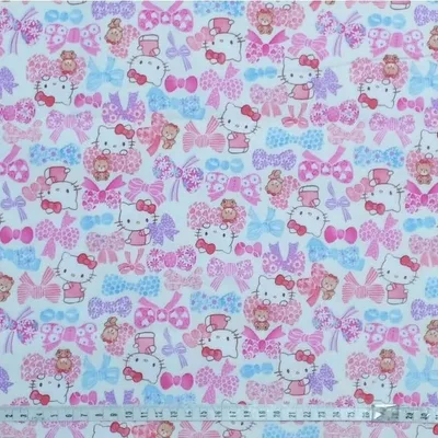 サンリオ キティちゃん ソノピエナ 30 生地 はぎれ リボン