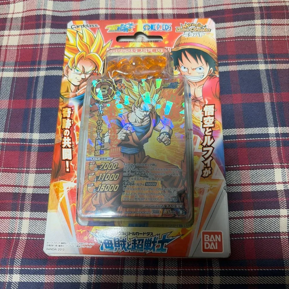 絶版稀少ミラクルバトルカードダス ワンピース×ドラゴンボール 海賊と超戦士デッキ