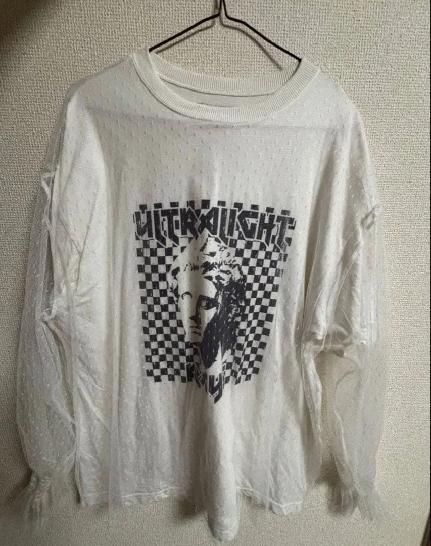 jouetie シアー長袖付きTシャツ