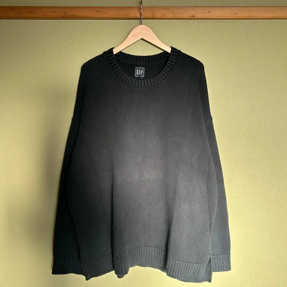 GAP クルーネック ニット セーター ブラック