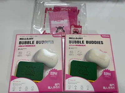 【新品未開封】 あわあわコンビ スポンジ 石けん セット メロジョイ