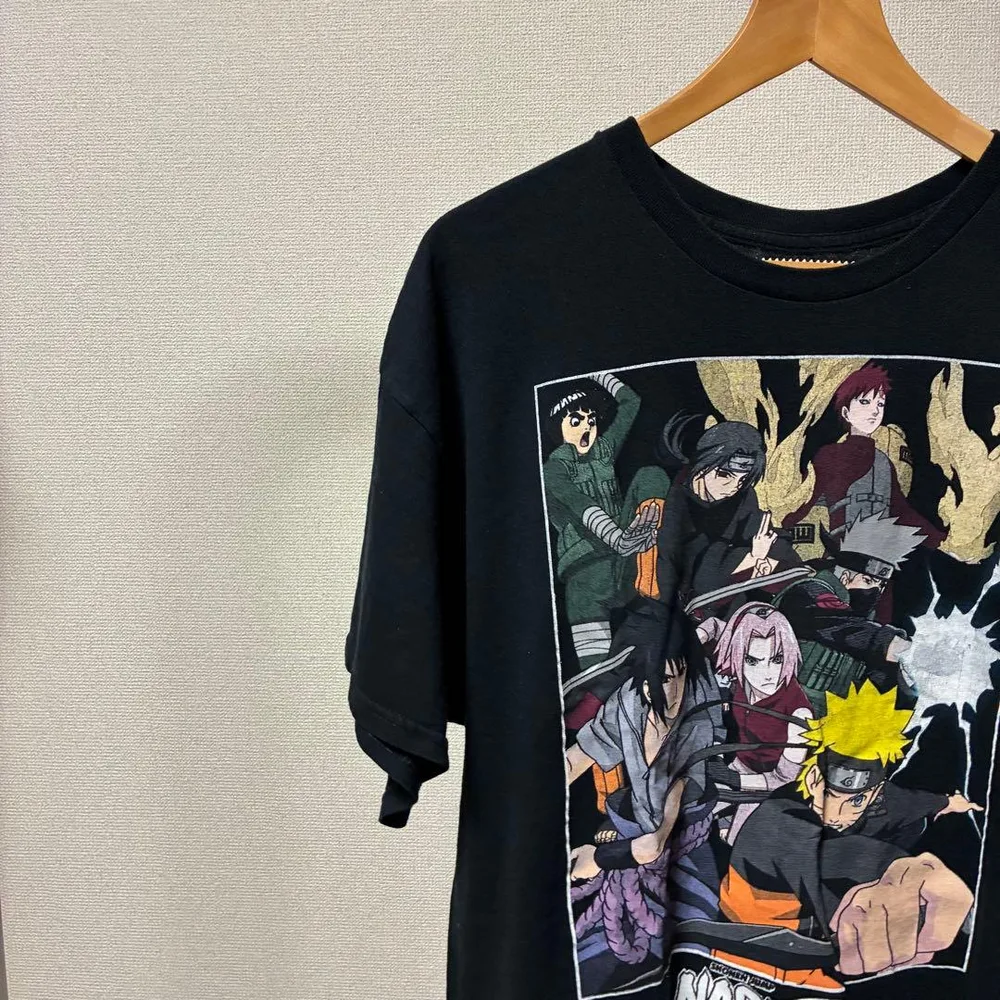 NARUTO ナルト キャラクター Tシャツ XLサイズ ブラック