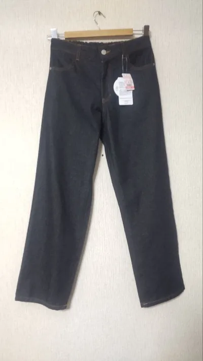 新品■ ストレートデニムパンツ インディゴ