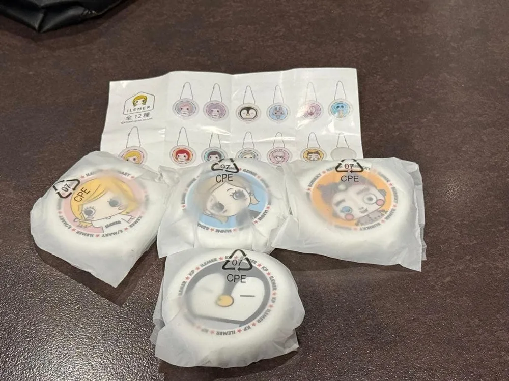 ILEMER イルメール ラバー コインケース4個セット