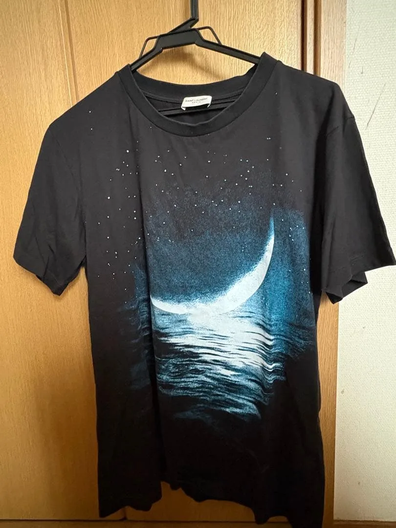 【値下げ可】SAINT LAURENT ムーンプリント Tシャツ