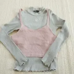 Vanity Vanilla 長袖カットソー 重ね着風