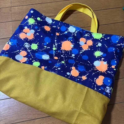 お洒落 大きめ レッスンバッグ 手提げバッグ 入園 入学