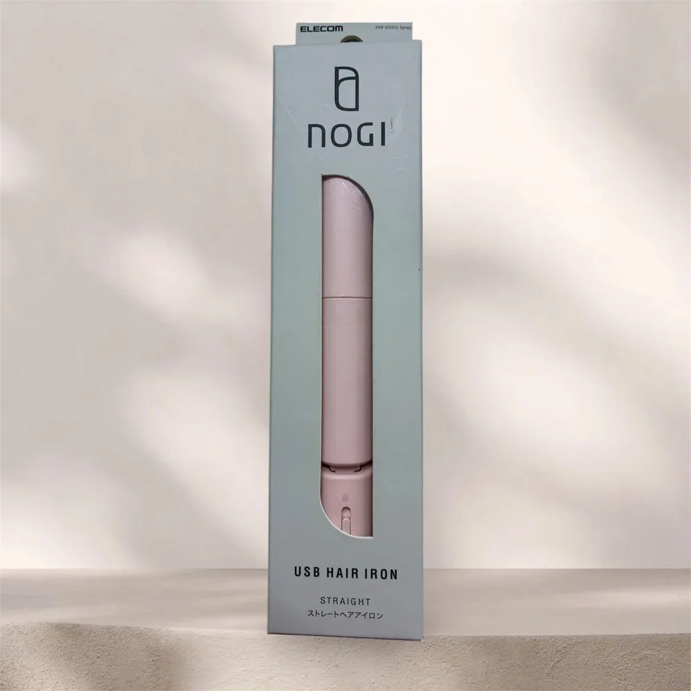 ELECOM NOGI USBストレートヘアアイロン ピンク