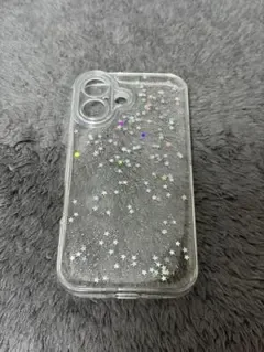 iPhoneケース iPhone16 キラキラ 星 スパンコール