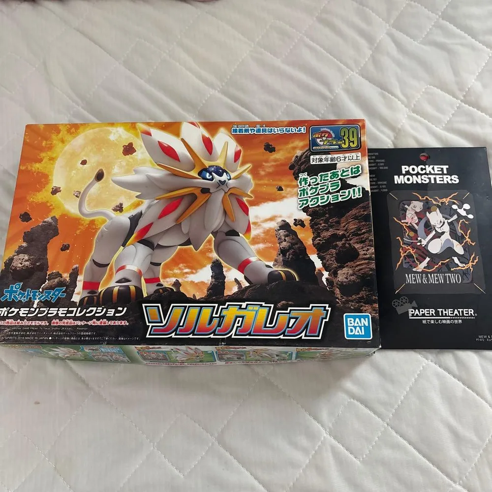 ポケモン ポケプラ ソルガレオ ペーパーシアター ミュウ&ミュウツー 二つセット