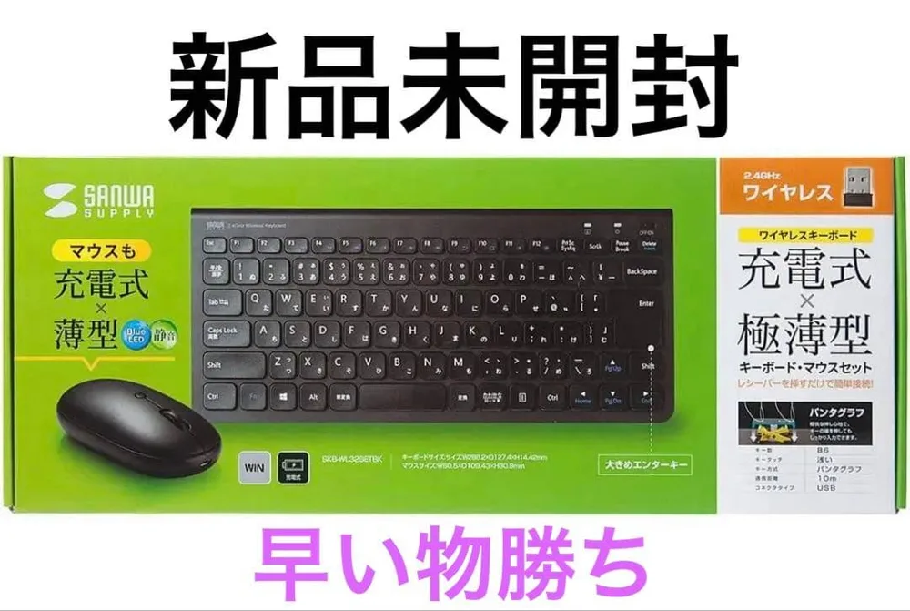 SANWA SUPPLY ワイヤレスキーボード マウスセット