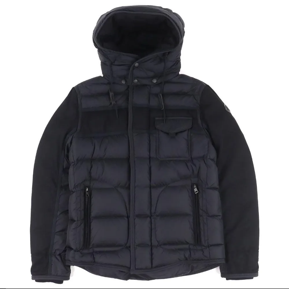 【美品】MONCLER RYAN ダウンジャケット フード付き ブラック