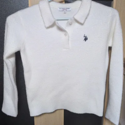 U.S. POLO ASSN. 長袖 ポロシャツ ホワイト M