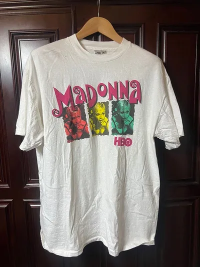 90s vtg Madonna マドンナ HBO Tシャツ XL