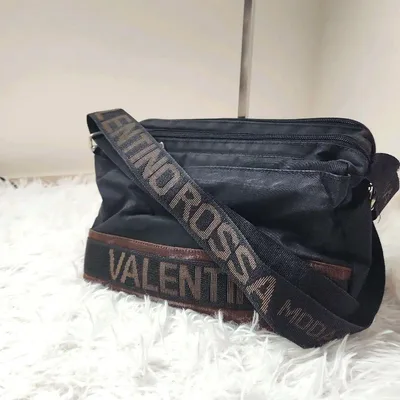 VALENTINO ヴァレンティノ ナイロン ショルダーバッグ ブラック