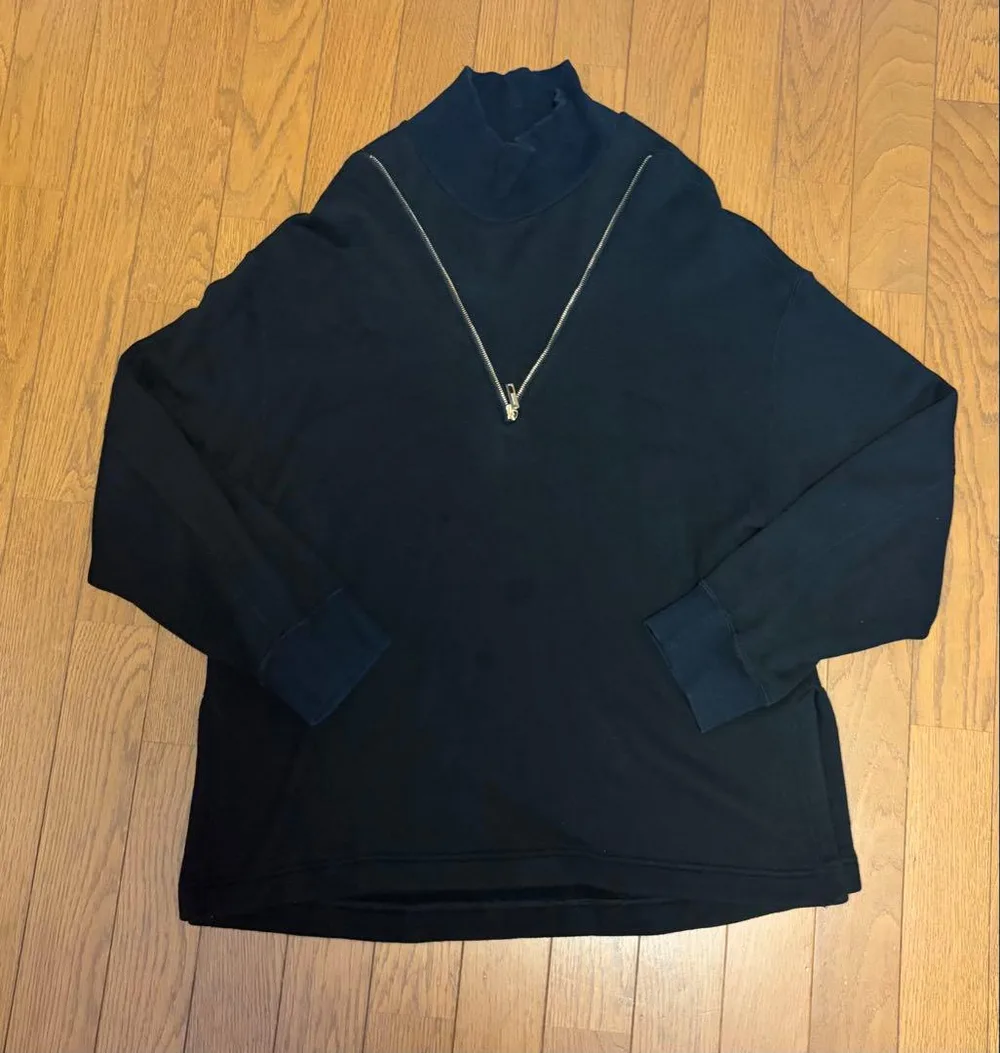 Cullni 18aw ジップニット ブラック