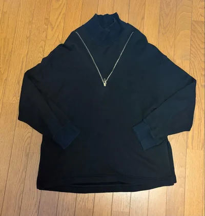 Cullni 18aw ジップニット ブラック