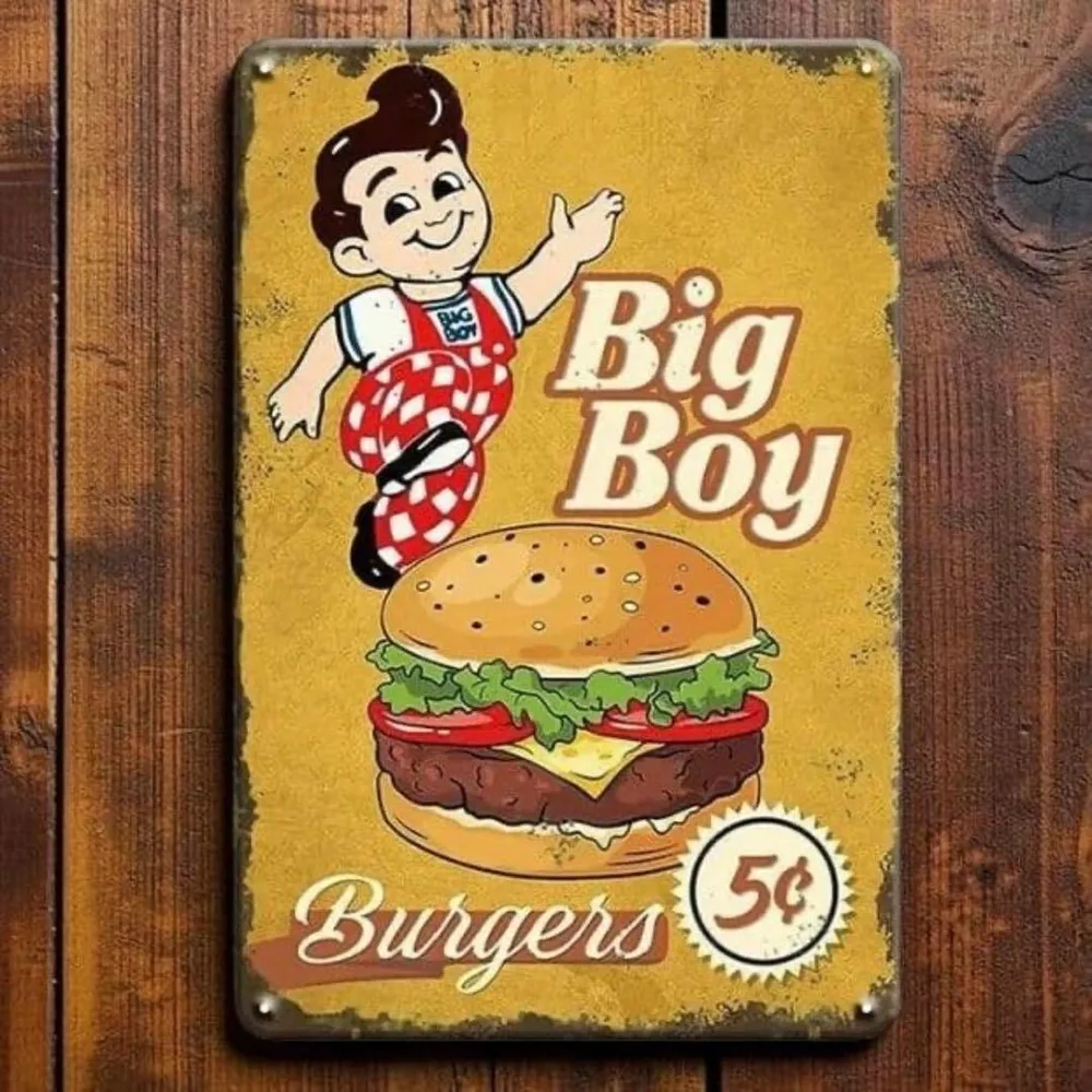 ビックボーイ Big Boy ブリキ看板 アメリカン雑貨 USA