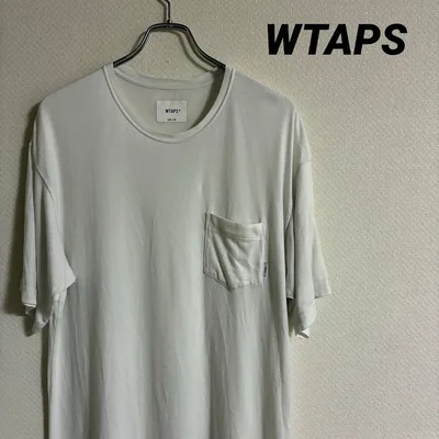 WTAPS BLANK SS ポケット Tシャツ L ホワイト ダブルタップス