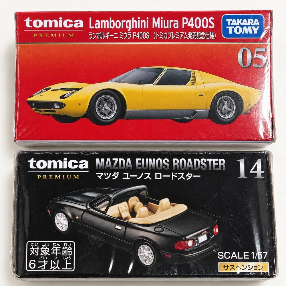 トミカプレミアム ミウラ 発売記念仕様 ロードスター 2台セット 未開封