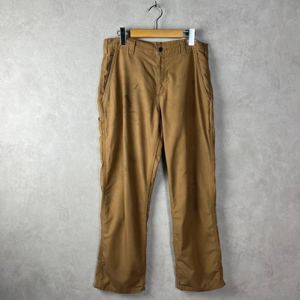USA古着 Carhartt カーハート ペインターパンツ ブラウン 32インチ