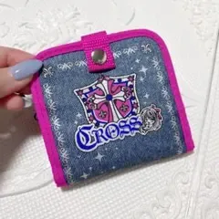 《リボン付録》平成女児 財布RIBON CROSS 二つ折り財布