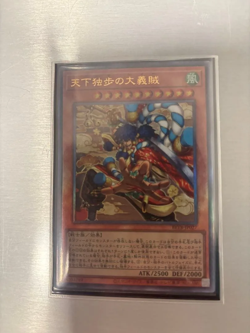 遊戯王 天下独歩の大義賊 レリーフ