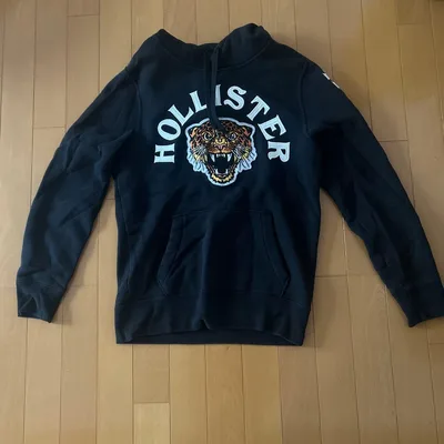 Hollister パーカー ブラック XS(USサイズ)