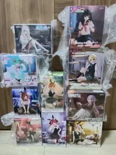 Desktop Cute フィギュア10個 五等分の花嫁、フリーレン、東城綾