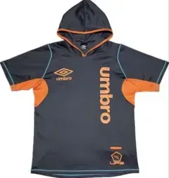 UMBRO フーディー 半袖 シャツ プラクティスシャツ